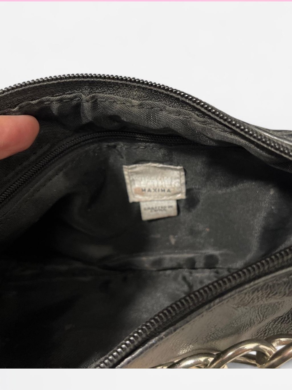 Y2K Wilson’s Leather Chain Baguette bag - Picture 7 of 8